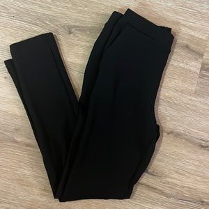 Shein black textured pants